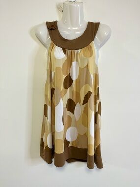 ◾️Vintage Kristin Nicole 90s Retro Bubble Print Mini Dress Tunic